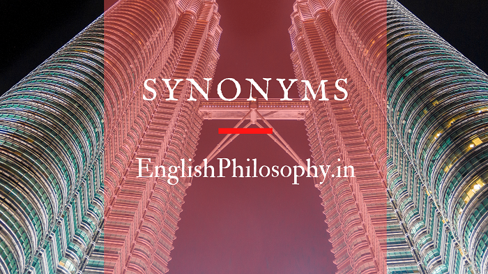 Synonyms - English Philosophy