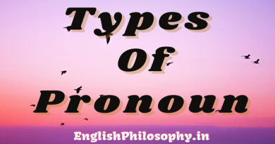 Types of pronoun - English Philosophy