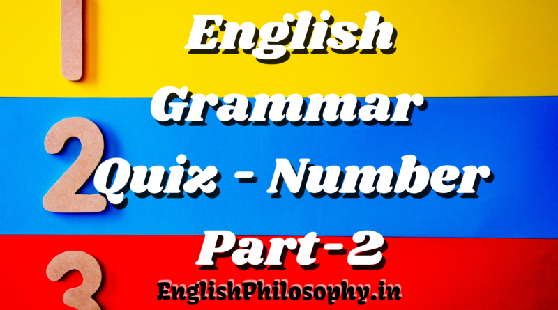 Online quiz for english grammar - English Philosophy (3)