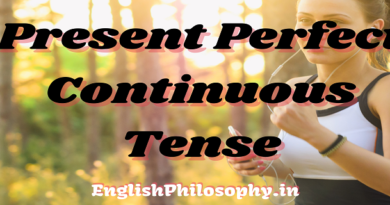 Present Perfect Continuous Tense - English Philosophy