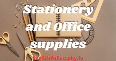 Stationery and Office supplies - English Philosophy