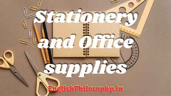Stationery and Office supplies - English Philosophy