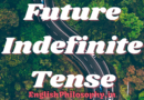 Future Indefinite Tense - English Philosophy