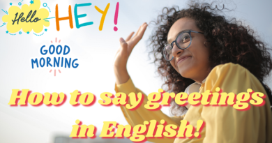 How to say greetings in English - English Philosophy
