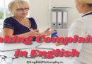 Making Complaints in English - English Philosophy