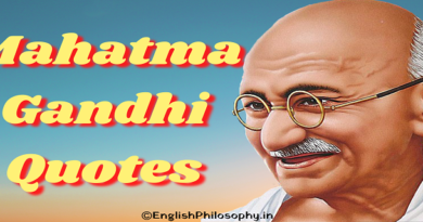 Mahatma Gandhi Quotes - English Philosophy