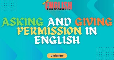 Asking and Giving Permission in English - English Philosophy