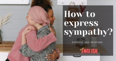 How to express sympathy - English Philosophy