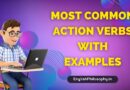 Most Common Action Verbs With Examples - English Philosophy