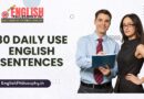 80 Daily use English sentences - English Philosophy